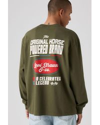 Levi's - Long Sleeve Graphic Authentic Tee - Lyst