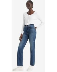 Levi's - Ribcage Straight Ankle Jeans - Lyst