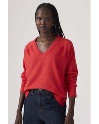 Levi's - Supersoft V Neck Pullover Sweater - Lyst