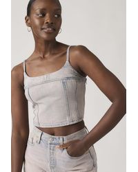 Levi's - Jadine Denim Cami Tank Top - Lyst