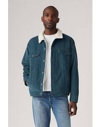 Levi's - Corduroy Relaxed Fit Trucker Jacket - Lyst