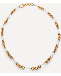 Monica Vinader - Mixed Metal Heritage Link Chain Necklace - Lyst