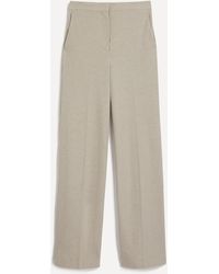 Max Mara - Women's Giallo Cotton Jersey Trousers 12 - Lyst