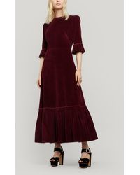 The Vampire's Wife Exclusive Jumbo Cord Festival Dress - Multicolour