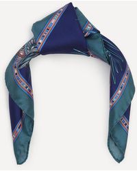 Liberty - Hera Bunch 45X45 Silk Twill Scarf - Lyst