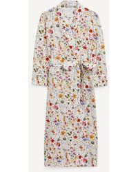 Liberty - Women's Floral Eve Tana Lawn� Cotton Unlined Long Robe - Lyst