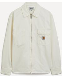 Carhartt - Mens Off-white Rainer Shirt Jacket - Lyst