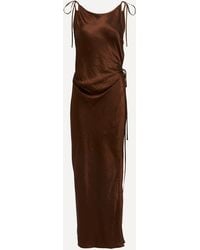 Acne Studios - Women's Satin Wrap-dress 8 - Lyst