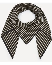 Totême - Women's Silk Logo Scarf One Size - Lyst