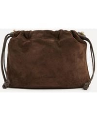Strathberry - Charlotte Leather Drawstring Bag - Lyst