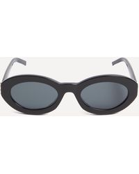 Saint Laurent - Women's Oval Sunglasses One Size - Lyst