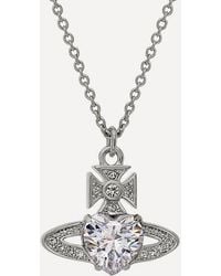 Vivienne Westwood - Platinum-Tone Ariella Pendant Necklace - Lyst