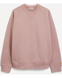 Carhartt - Mens Chase Glassy Pink Sweatshirt 32 - Lyst