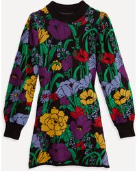 FARM Rio - Women's Black Bucolic Garden Sweater Dress - Lyst