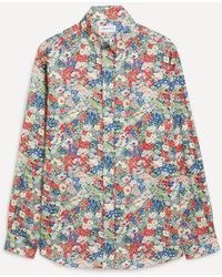 Liberty - Button-Down Regular Fit Cotton Shirt - Lyst