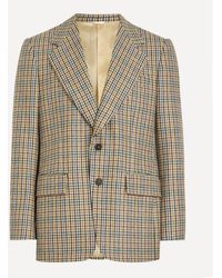 Husbands - Single-Breasted Wool Flannel Jacket - Lyst
