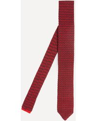 Missoni - Mens Tonal Mini Zig Zag Knit Tie One Size - Lyst