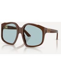Miu Miu - Oversized Square Sunglasses - Lyst