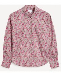 Liberty - Women's Poppy Forest Fitted Tana Lawn� Cotton Shirt - Lyst