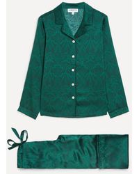 Liberty - Silk-Satin Pyjama Set - Lyst