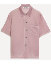 Our Legacy - Mens Box Shirt In Dusty Lilac Coated Voile 36/46 - Lyst