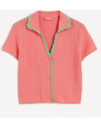 Kitri Finley Knitted Polo-neck Top - Size 4 - Multicolour