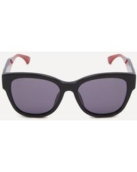 Gucci - Low Nose Bridge Butterfly Injection Sunglasses - Lyst