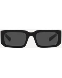 Prada - Mens Rectangle Sunglasses One Size - Lyst