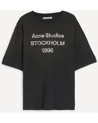 Acne Studios - Relaxed Short-Sleeve Logo T-Shirt - Lyst