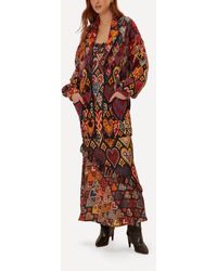 FARM Rio - Hearts Ikat Knit Blazer - Lyst