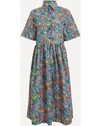 Liberty - Women's Ciara Tana Lawn Cotton Gallery Shirtdress - Lyst