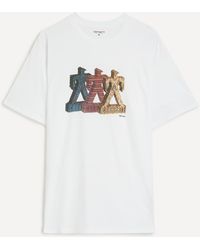Carhartt - Mens Short-sleeve Built T-shirt Xl - Lyst