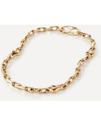 Jenny Bird - 14Ct-Plated Art Heart Chain Necklace - Lyst