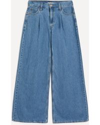 Levi's - Women's Baggy Dad Wide Leg Lightweight Jeans In Casual And Effect 30 - Lyst