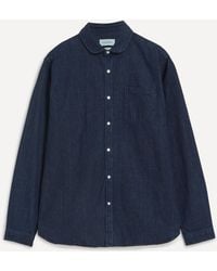 Oliver Spencer - Mens Eton Collar Mullins Denim Shirt 16 - Lyst