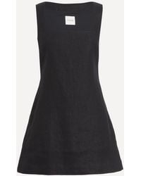 Posse - Alice Linen Mini Dress - Lyst