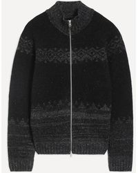 Norse Projects - Ulf Fair Isle Cardigan - Lyst