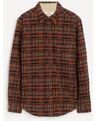 Portuguese Flannel - Geometric Wool Shirt - Lyst