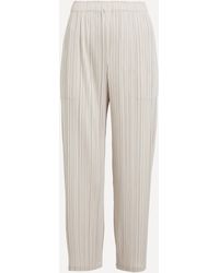 Pleats Please Issey Miyake - Women's Monthly Colours December Pleated Trousers 3 - Lyst