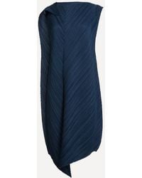 Pleats Please Issey Miyake - Flare Pleated Midi Dress - Lyst