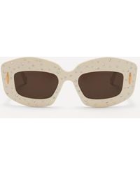Loewe - Women's Smooth Pave Screen Sunglasses One Size - Lyst