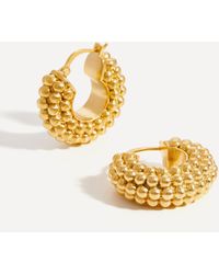 Missoma - 18ct Gold-plated Baya Hoop Earrings - Lyst