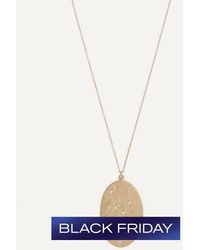 Brooke Gregson - 14Ct Taurus Astrology Diamond Necklace - Lyst