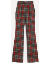 Vivienne Westwood - Ray Tartan Flared Trousers - Lyst