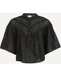 Isabel Marant - Women's Safi Broderie Anglaise Cotton Top 14 - Lyst