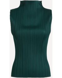 Pleats Please Issey Miyake - Women's Monthly Colours October Pleated High-neck Top 4 - Lyst