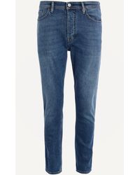 Acne Studios - Mens River Mid Blue Straight Fit Jeans - Lyst