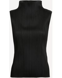 Pleats Please Issey Miyake - Women's Monthly Colours November Pleated Sleeveless Top 5 - Lyst