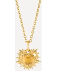Rachel Jackson - 22Ct-Plated Electric Love November Birthstone Necklace - Lyst