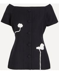 D'Estree - Hishiro Stripe Wool Top - Lyst